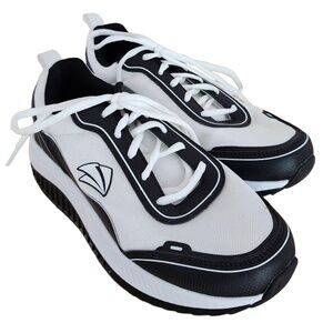 QAUPPE Orthopedic Women's Sneakers Size 8.5 Black and White Athletic Shoes